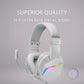 Mars Gaming MH122W - FRGB Headset mit HiFi-Sound, Geräuschunterdrückung