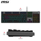 MSI FORGE GK310 Mechanische RGB-Gaming-Tastatur, AZERTY, rote Switches, abnehmbare Abdeckung