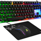 G-LAB Combo Yttrium Pack Gaming AZERTY RGB - Tastatur 105 Tasten, Maus 2400 DPI