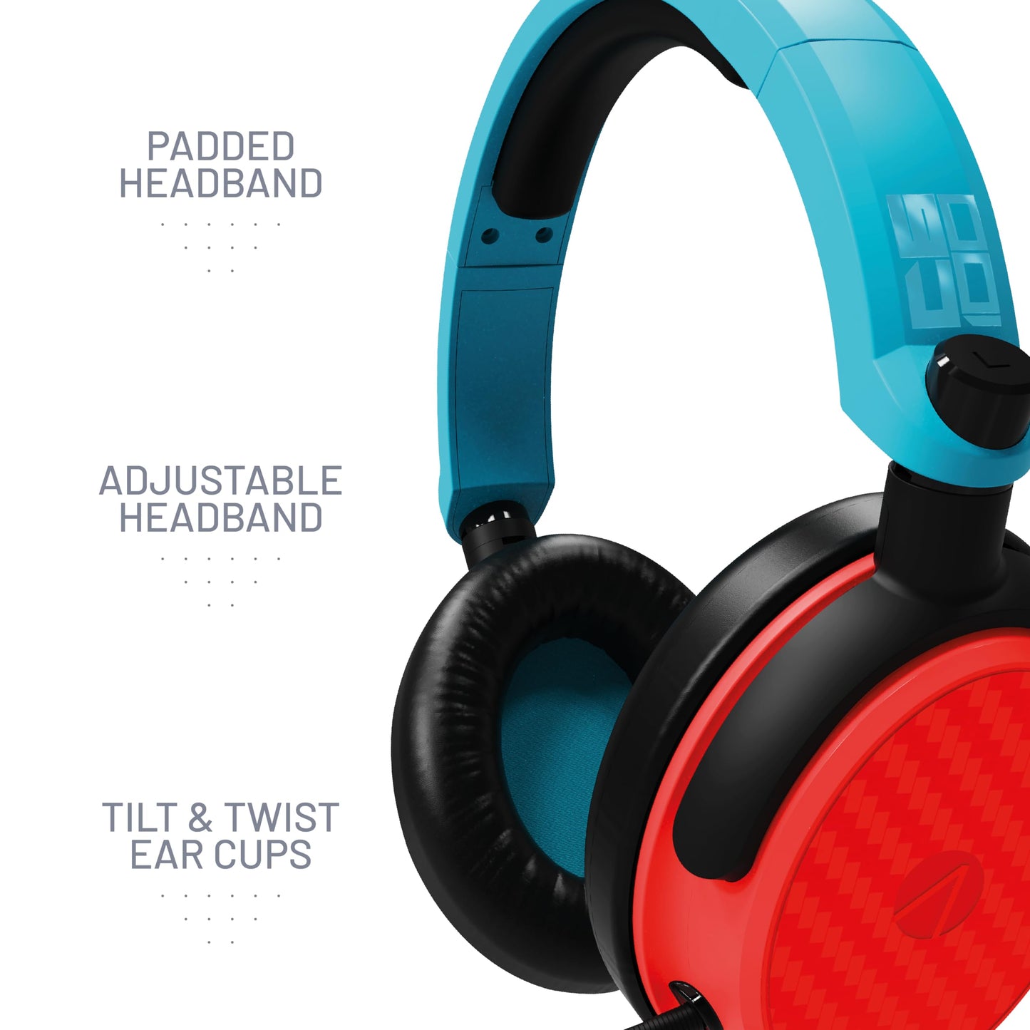 STEALTH C6-100 Headset - Lightweight, Comfortable, 1.5m Cable