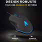 The G-Lab Kult Helium Gaming-Maus, 6400 DPI, USB, LED, 6 Tasten