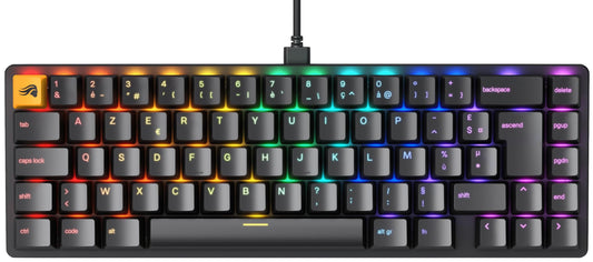 Glorious GMMK 2 Compact (65%) Clavier Méca AZERTY, RGB, Aluminium