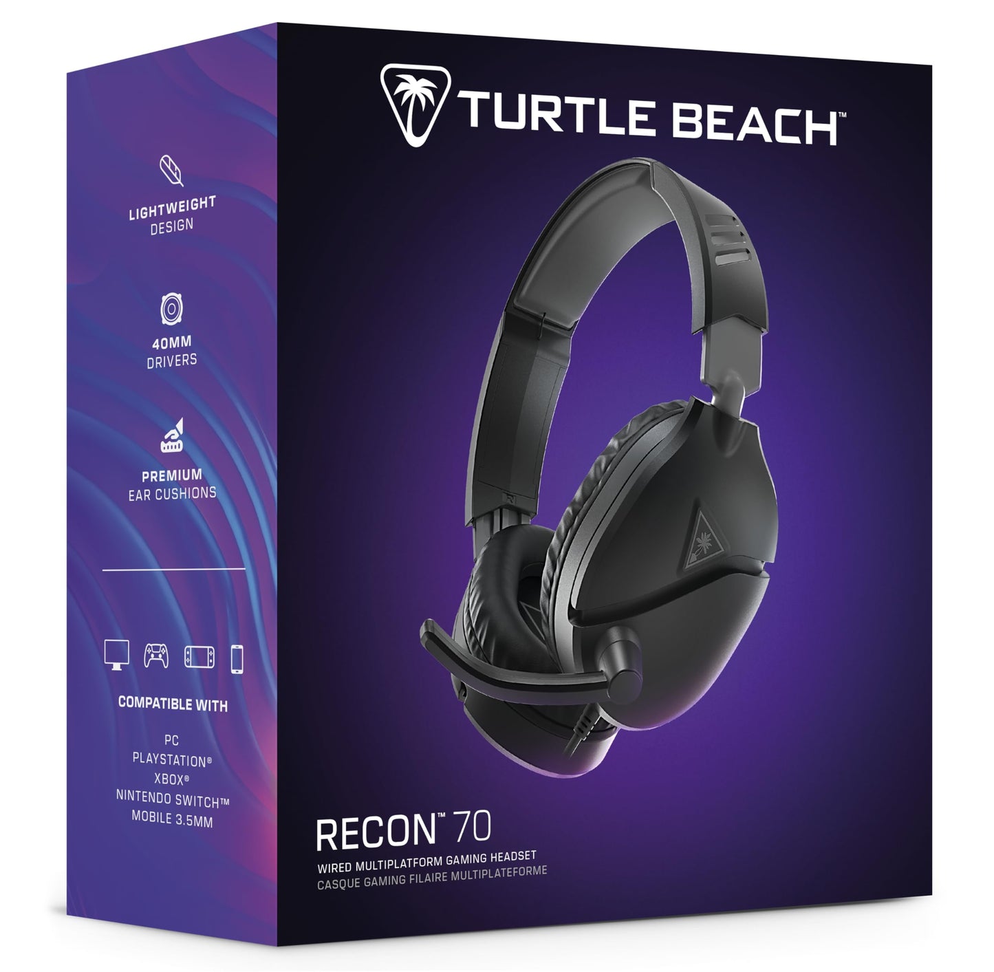 Turtle Beach Recon 50X - Xbox/PS5/PC Gaming Headset w/3.5mm