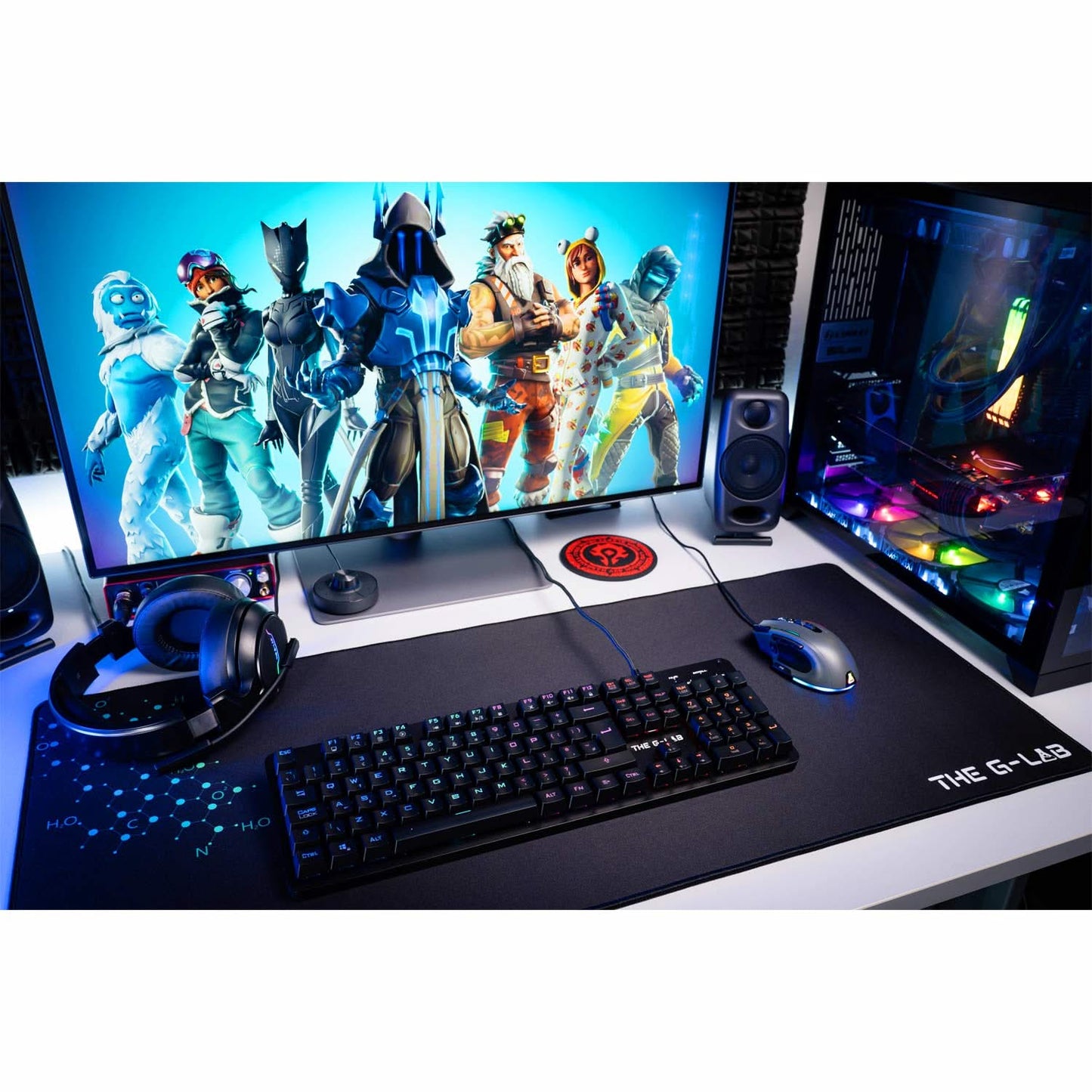 The G-Lab Kult Nitrogen Core Gaming Mouse, 10K DPI, 11 Buttons, RGB