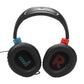JBL Quantum 100N - PC-/Konsolen-Headset, abnehmbares Mikrofon, Rot/Blau