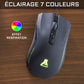 G-LAB Combo Yttrium Pack Gaming AZERTY RGB - Tastatur 105 Tasten, Maus 2400 DPI