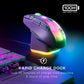 Turtle Beach Kone XP Air kabellose RGB Gaming Maus, 19K DPI, 100 Std., Weiß