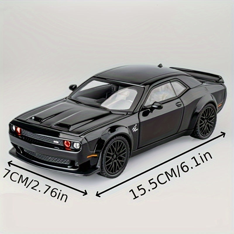 Metal Die-Cast Sports Car 1:24 - Sound & Light Effects Collectible Gift