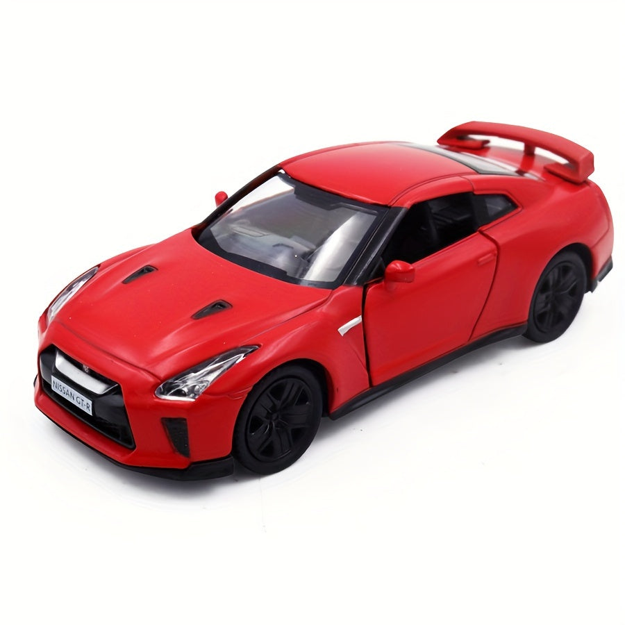 1:36 Alloy Nissan GT-R (R35) Sports Car Model – Die-Cast Toy with Return Force