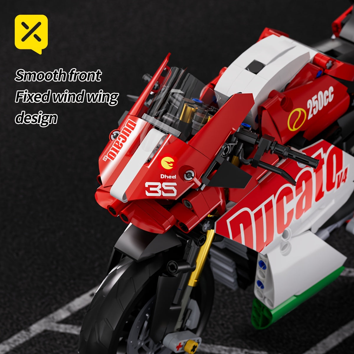 Supercar STEM Building Kit – 1:10 Scale Red Racing Car Model