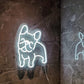 French Bulldog Neon Light – Pink Puppy USB LED Wall Decor Sign