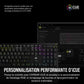 CORSAIR K70 CORE RGB Mechanische Tastatur AZERTY, MLX Red, SOCD, Mediensteuerung