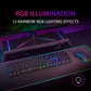 Mars Gaming MK422 RGB Mechanische Tastatur, Braune Switches, US-Layout