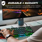 G-Lab Keyz Caesium TKL Gaming-Tastatur AZERTY, RGB, 87 Tasten – Schwarz