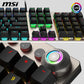 MSI FORGE GK310 Mechanische RGB-Gaming-Tastatur, AZERTY, rote Switches, abnehmbare Abdeckung