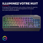 Trust GXT 836 RGB Gaming-Tastatur, AZERTY, USB, LED, PC