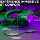 G-Lab Korp Titanium - Kabelgebundenes Gaming-Headset, 3,5mm, abnehmbares Mikrofon