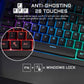G-Lab Keyz Palladium Gaming-Tastatur, AZERTY, RGB, magnetisch, Anti-Ghosting