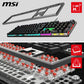MSI FORGE GK310 Mechanische RGB-Gaming-Tastatur, AZERTY, rote Switches, abnehmbare Abdeckung