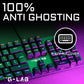 G-Lab Keyz Carbon Ex Mechanische Tastatur – Kompakte Hochleistungs-Gaming-Tastatur