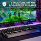 G-Lab Keyz Palladium Gaming-Tastatur, AZERTY, RGB, magnetisch, Anti-Ghosting