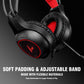 LYCANDER - Gaming Headset m. LED, Mikrofon für PC/PS4/Xbox/Switch