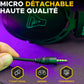 G-Lab Korp Titanium - Kabelgebundenes Gaming-Headset, 3,5mm, abnehmbares Mikrofon
