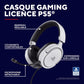 Trust GXT 498W Forta – Offizielles PS5 Headset, abnehmbares Mikrofon, Weiß