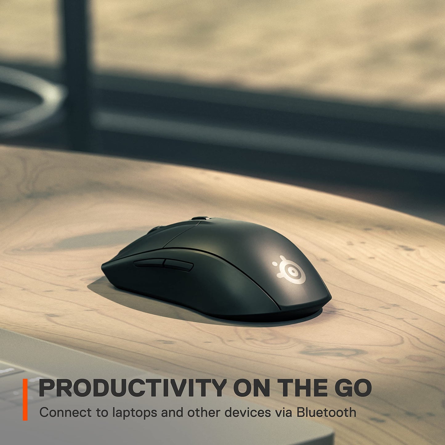 SteelSeries Rival 3 Wireless Gaming Mouse, 400+ Hours, Dual Wireless, Black