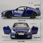 RMZCITY 1/36 Nissan GT-R Modellauto aus Legierung für Kinder – Rückziehfunktion, Blau