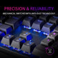 Mars Gaming MK422 RGB Mechanische Tastatur, Braune Switches, US-Layout