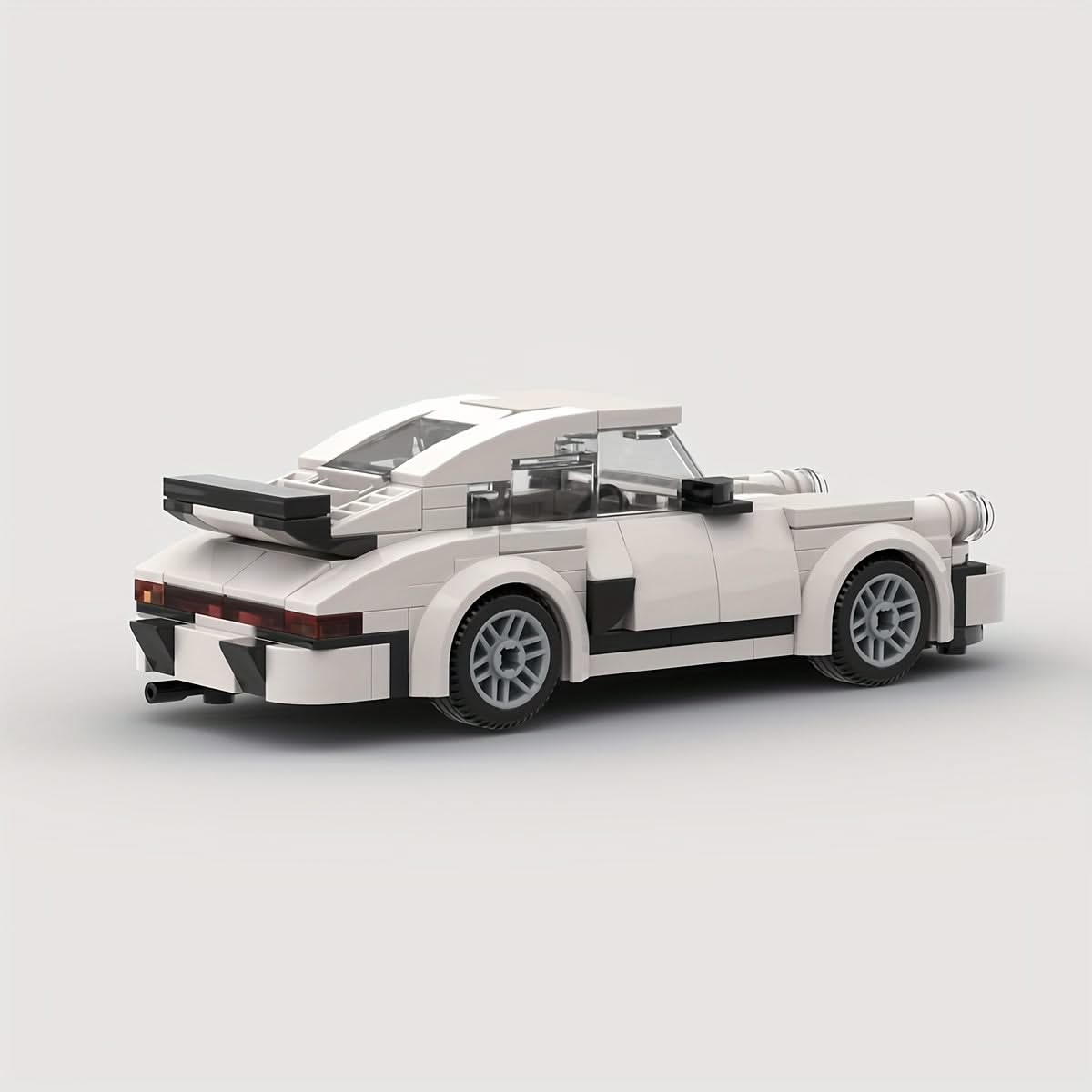 196pcs White City Racing Car Brick – Creative Educational Super Tech Toy
