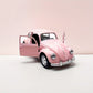 1:36 Rosa Volkswagen Beetle Metallauto-Modell – Sammlerstück Geschenk Spielzeug