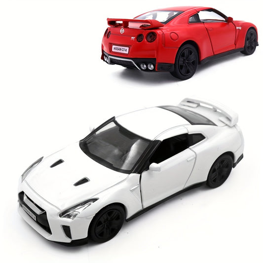 1:36 Alloy Nissan GT-R (R35) Sports Car Model – Die-Cast Toy with Return Force