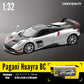 1:32 Pagani Huayra BC Legierungsmodell – Sound- & Licht-Spielzeugsportwagen