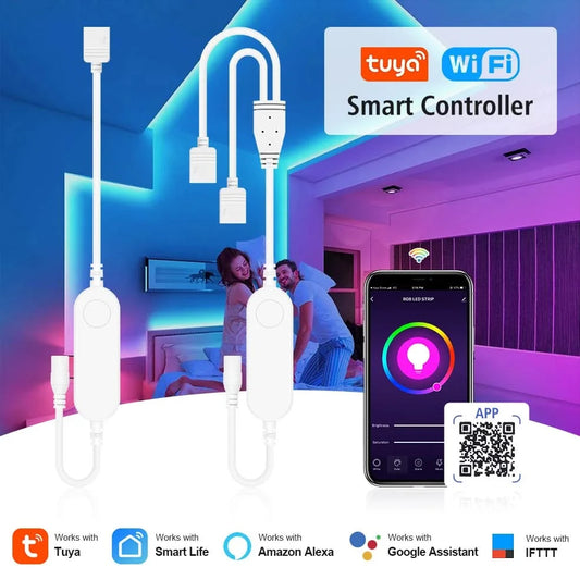 Tuya Smart RGB LED Light Strip – WiFi Controller for Alexa & Google Home