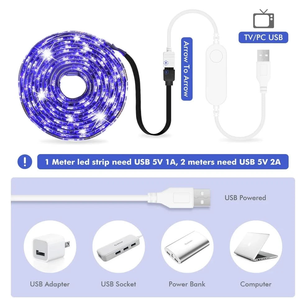 Tuya Smart RGB LED Light Strip – WiFi Controller for Alexa & Google Home