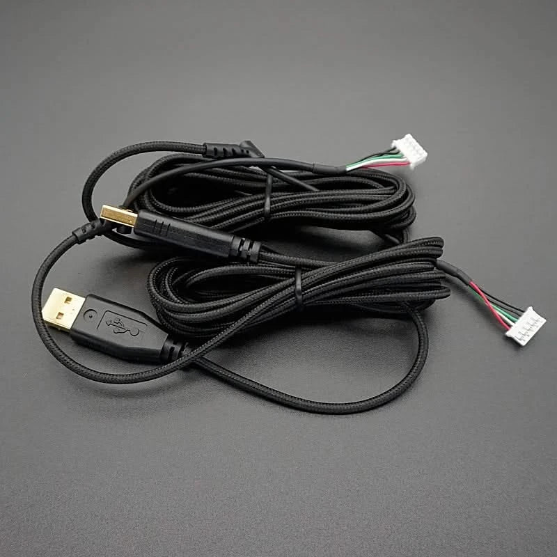 Nylon Braided USB Mouse Cable Replacement for Razer Naga