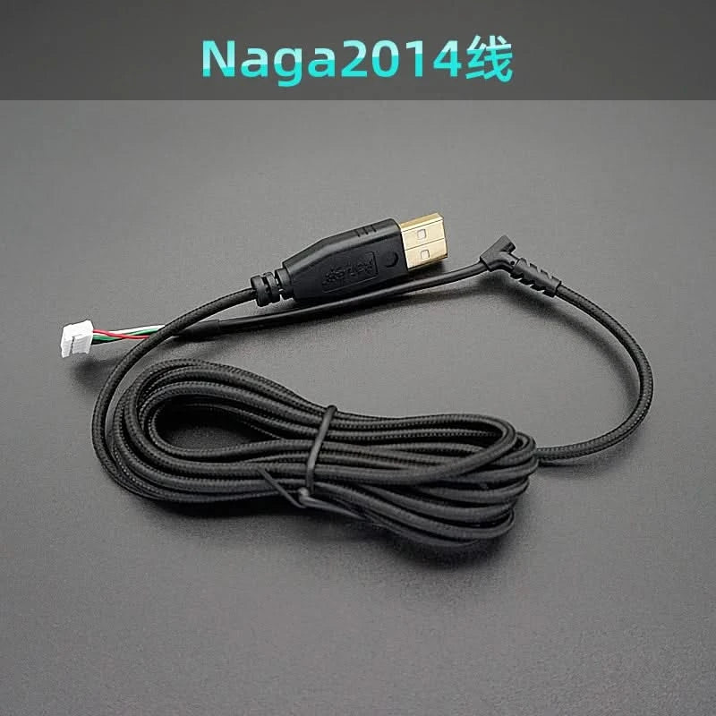 Nylon Braided USB Mouse Cable Replacement for Razer Naga