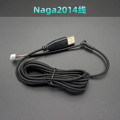 Nylon geflochtenes USB-Mauskabel als Ersatz für Razer Naga