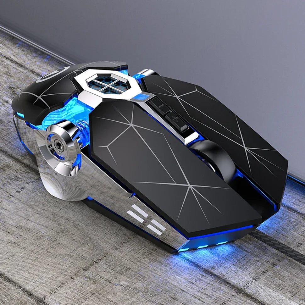 Professional Gaming Mouse - 3200DPI, 7 Buttons, Backlit & Silent