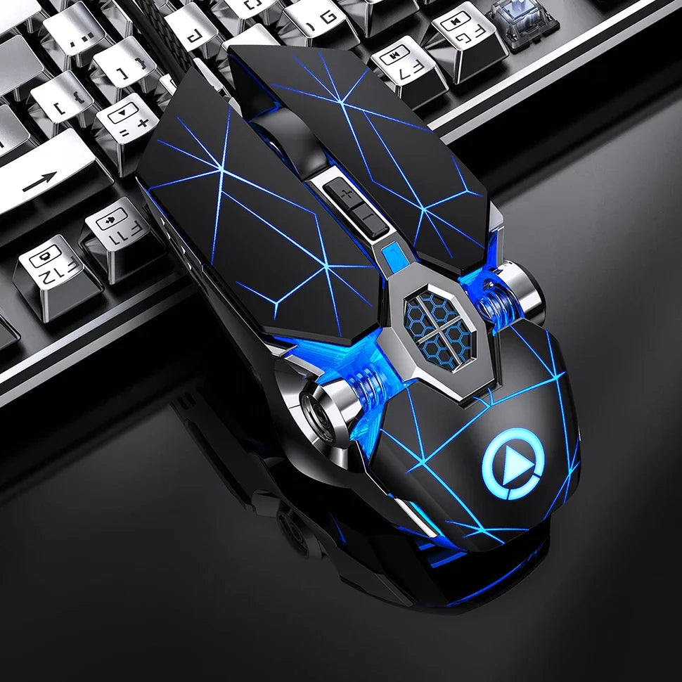 Professional Gaming Mouse - 3200DPI, 7 Buttons, Backlit & Silent