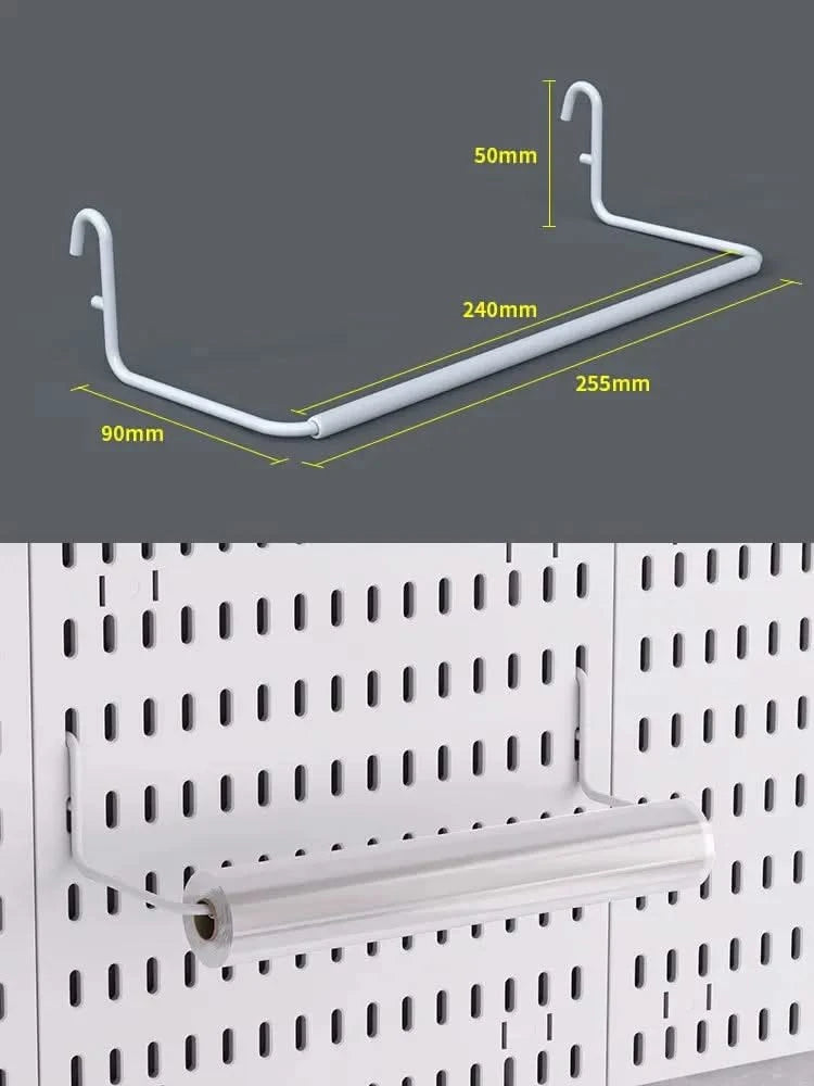 Wall-Mounted No-Punch Storage Board for Gaming Room, Study, Living Room