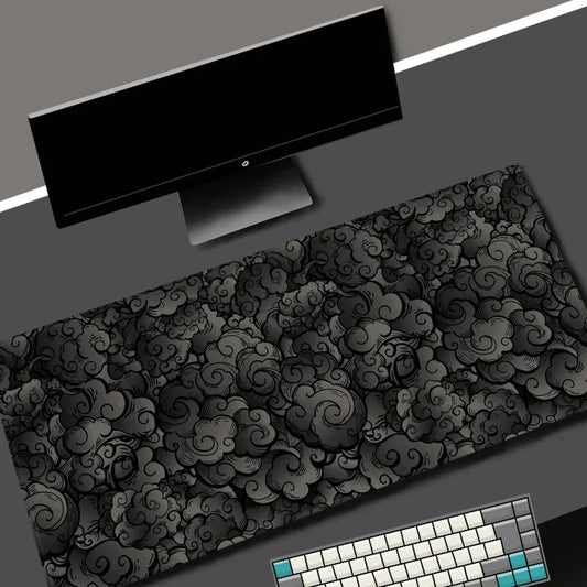 Japanese Clouds Kawaii Mouse Pad – Large Non-Slip Gaming Desk Mat