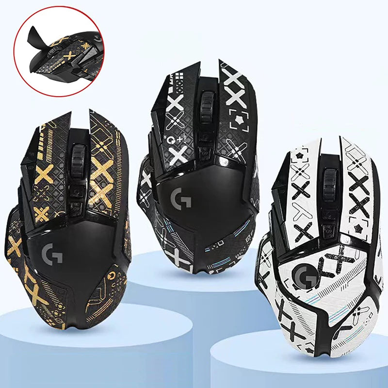 Non-Slip Mouse Grip Tape for G502 Hero - Sweat-Absorbent Sticker