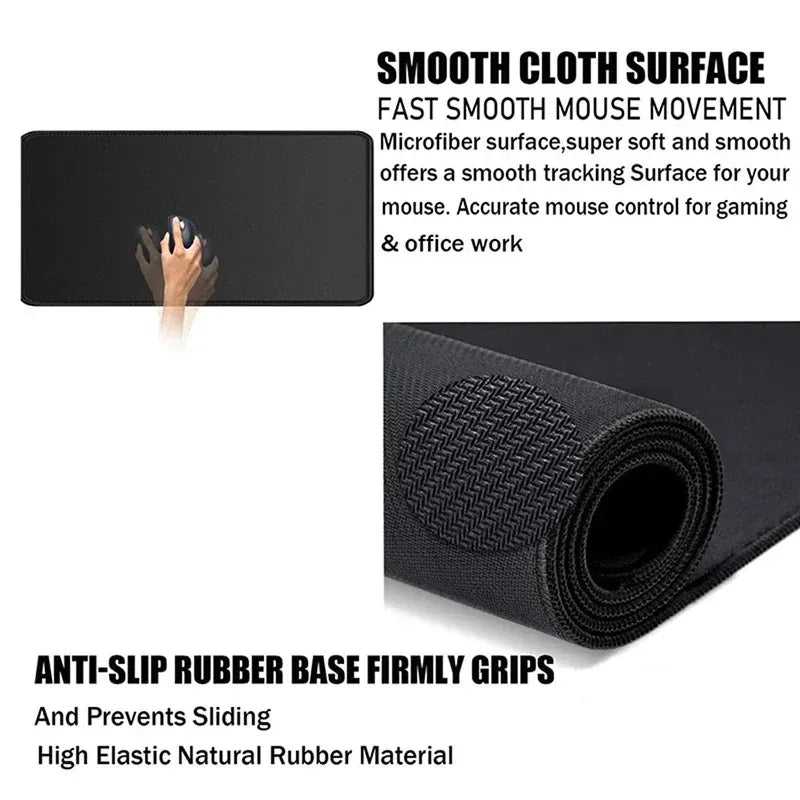 800x400 Minimalist Mouse Pad – Large Non-Slip Desk Mat