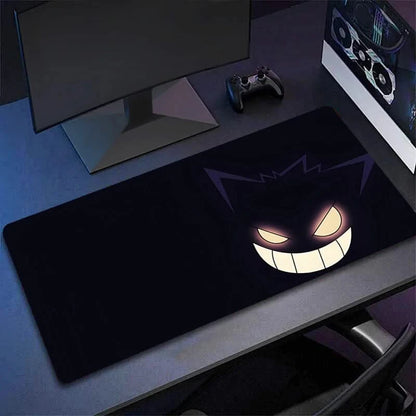Niedliches Gengar Anime Mauspad XXL für Gaming-Schreibtisch & Laptop-Setup