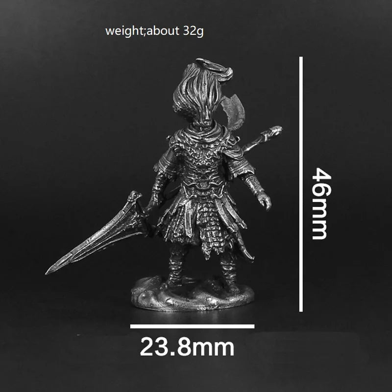 Vintage Brass Dark Souls III Nameless King Action Figurine Model