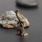 Eagle Statue Miniature Sculpture Handmade Copper Bird Figurine Decor