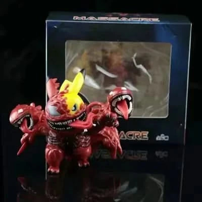 Anime figure Pokemon Pikachu COS Venom model figure car decoration
